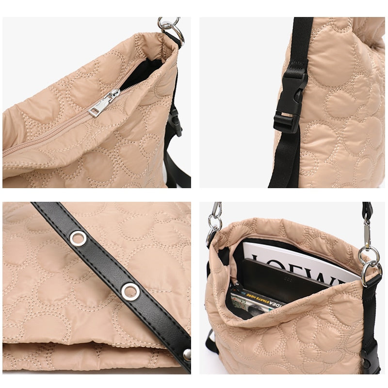 Cezi Luxe Floral Quilted Handbags