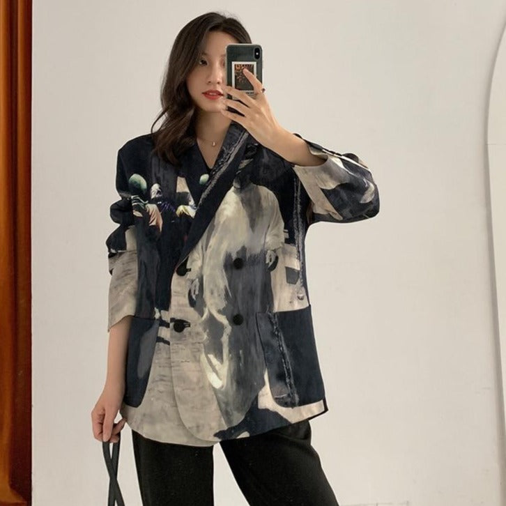 Clarice Art Prints Blazer