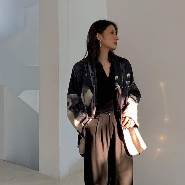 Clarice Art Prints Blazer