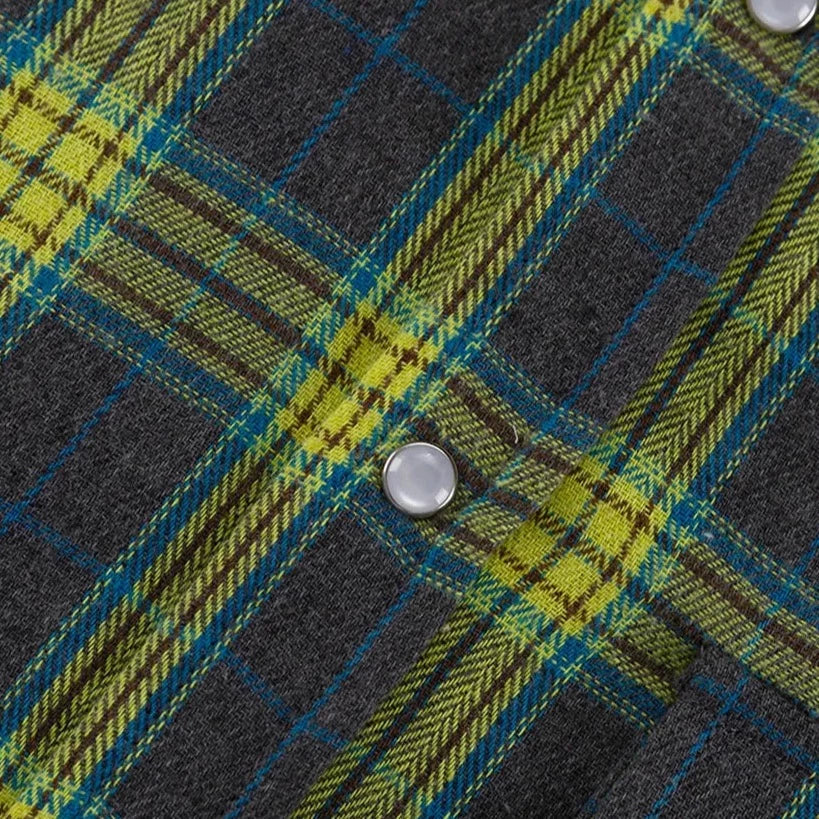 Clri Oversized Plaid Shirts