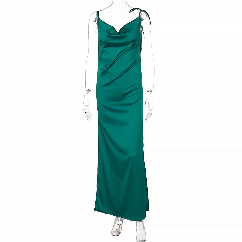 Clytie Fashion Spaghetti Straps Maxi Dress