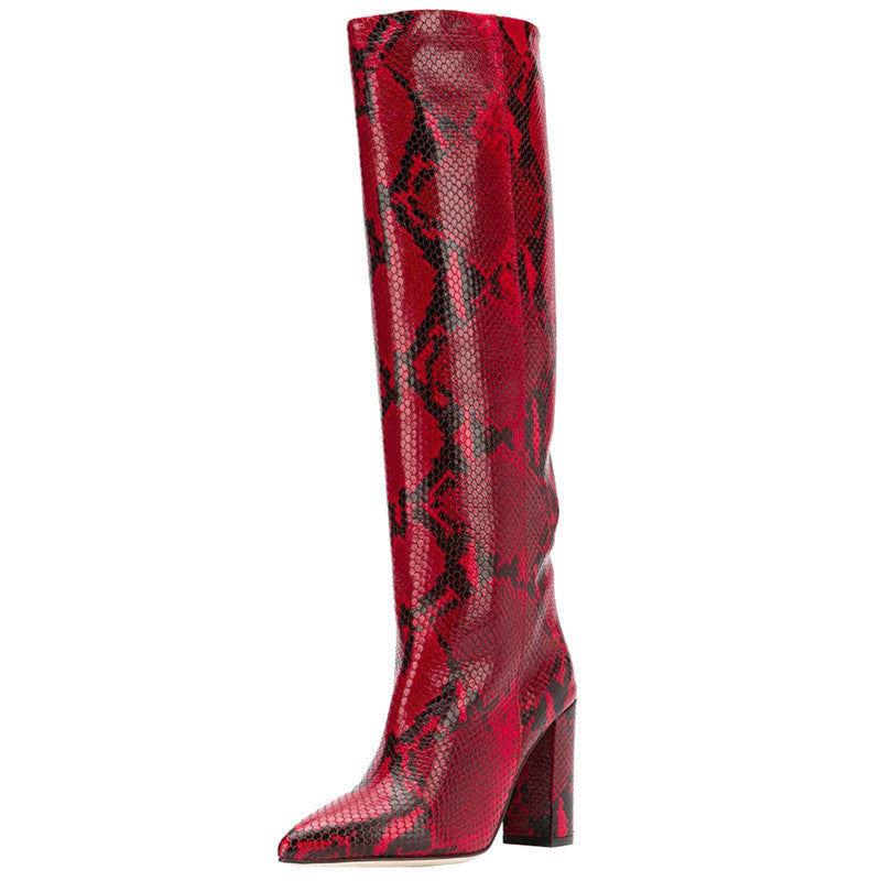 Croco and Serpentine Prints Boots