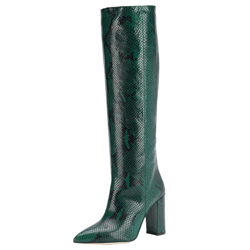 Croco and Serpentine Prints Boots