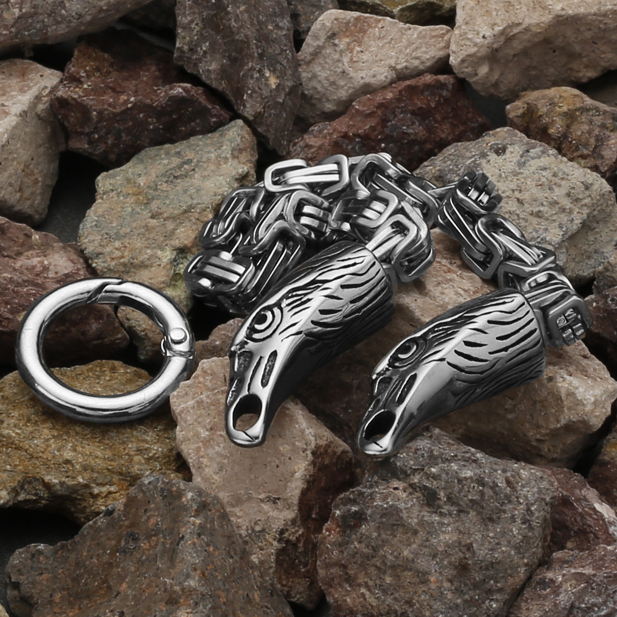 Crow Head Eagle Head Bracelet