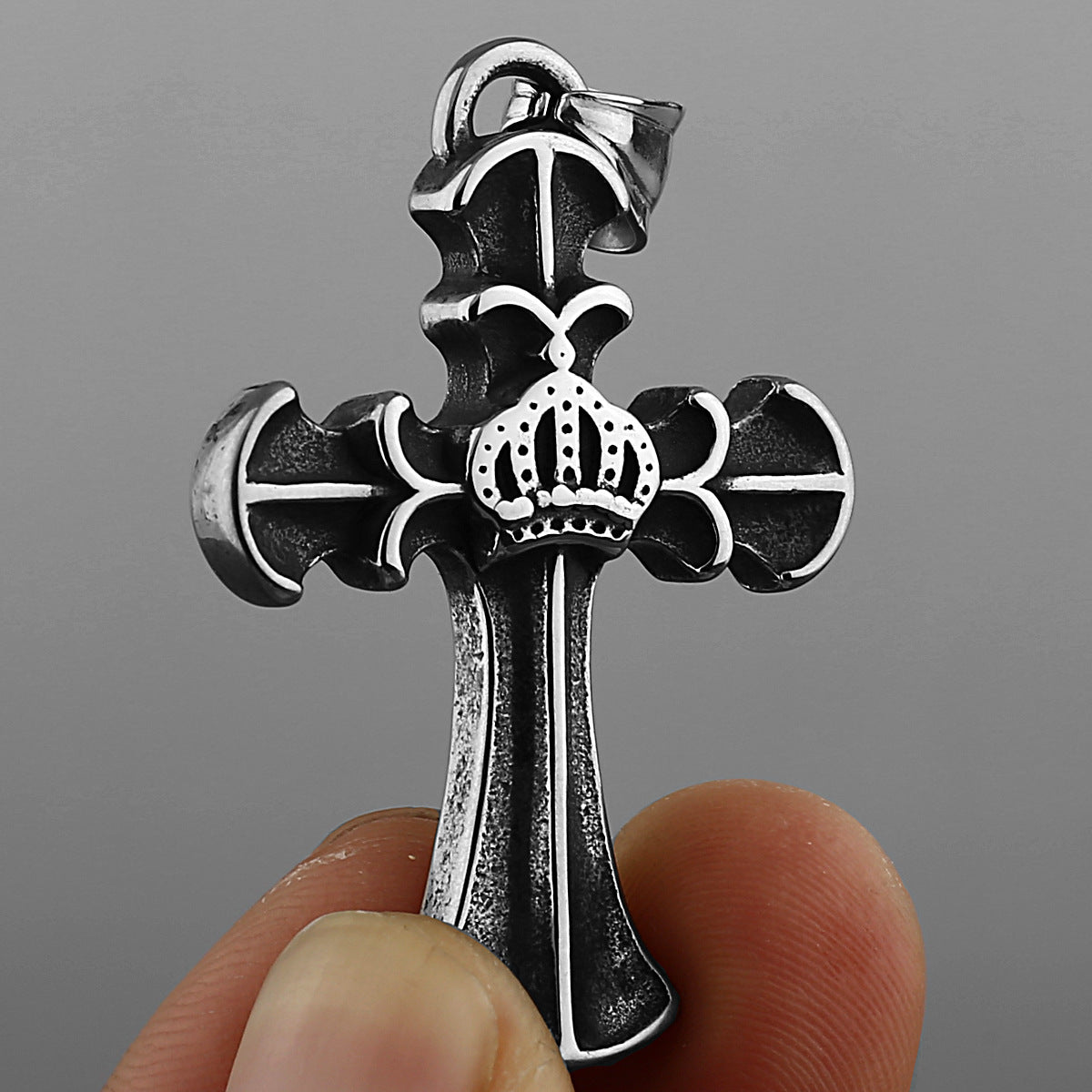 Crown Cross Necklace