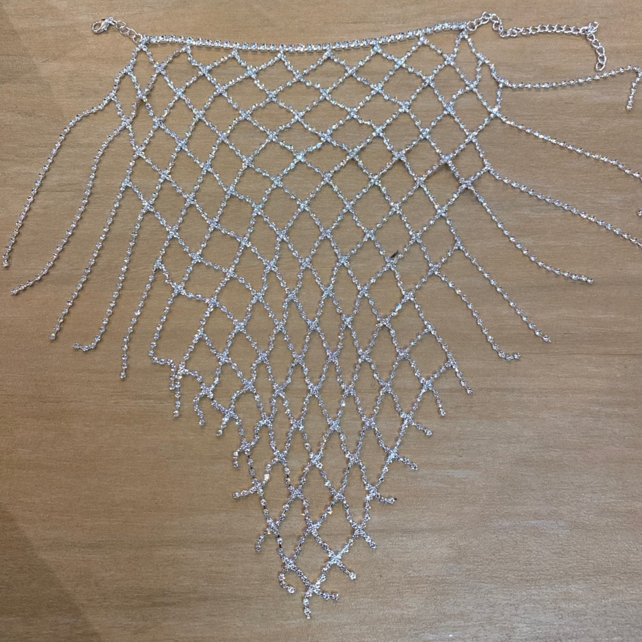 Crystal Mesh Anklet Jewelry - Gold or Silver