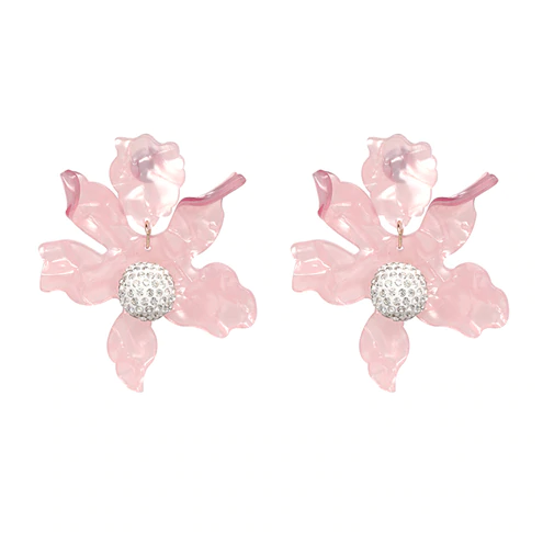 Damien Resin Flower Earrings