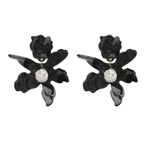 Damien Resin Flower Earrings