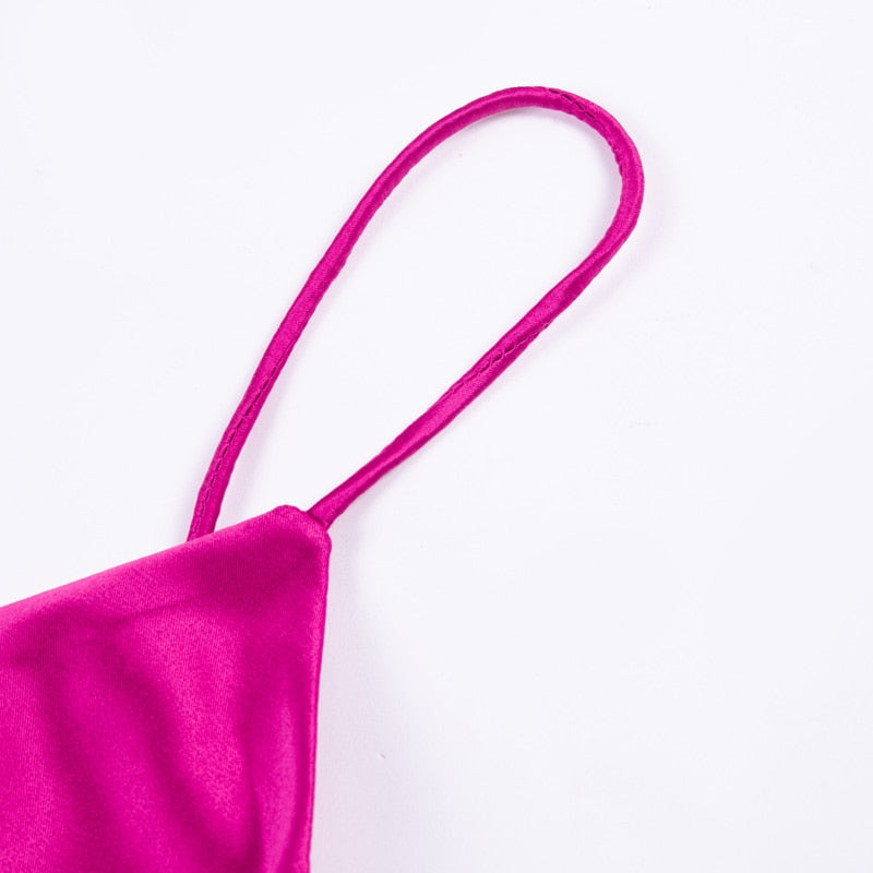 Deborah Solid Satin Slip Dresses - 4 Colors