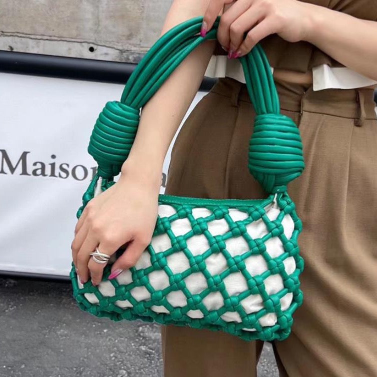 Defini Big Knotted Net Baguette Bags - 4 Colors
