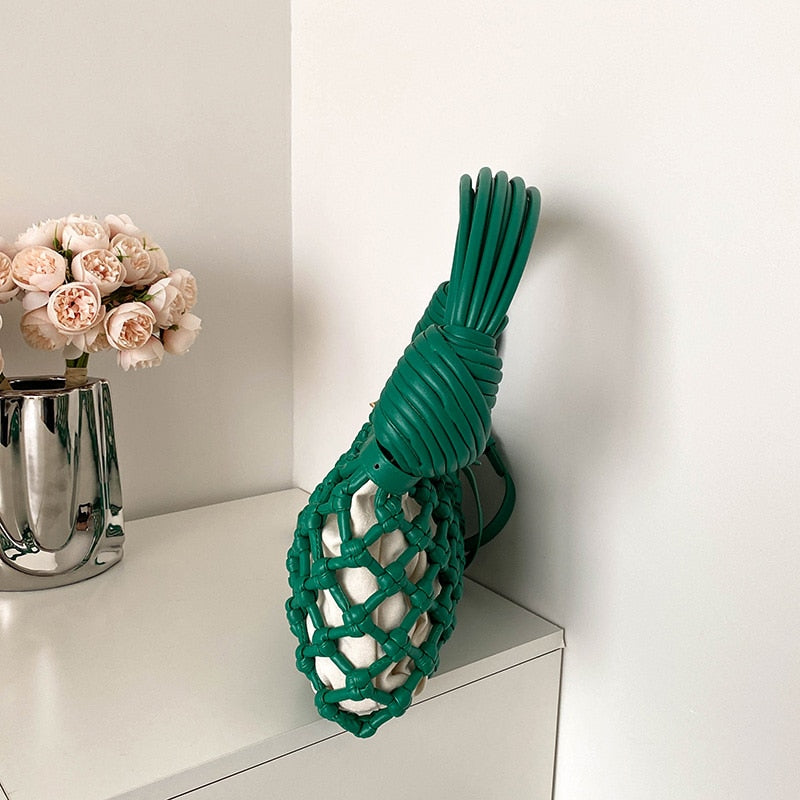 Defini Big Knotted Net Baguette Bags - 4 Colors