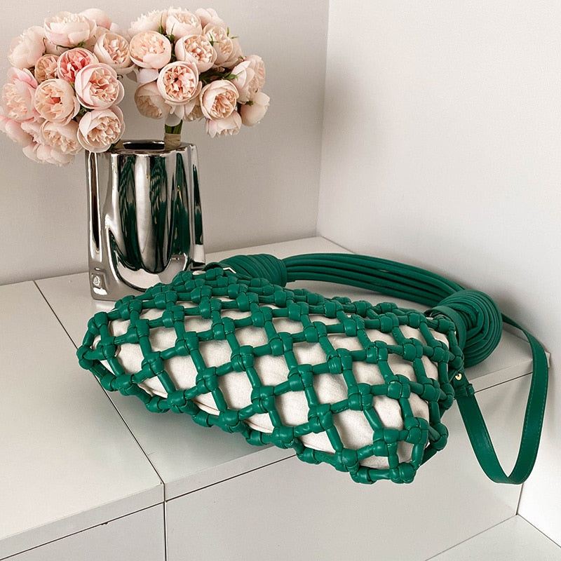 Defini Big Knotted Net Baguette Bags - 4 Colors