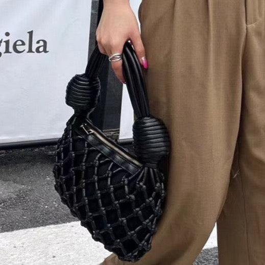 Defini Big Knotted Net Baguette Bags - 4 Colors