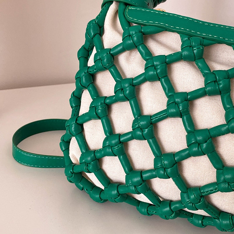 Defini Big Knotted Net Baguette Bags - 4 Colors