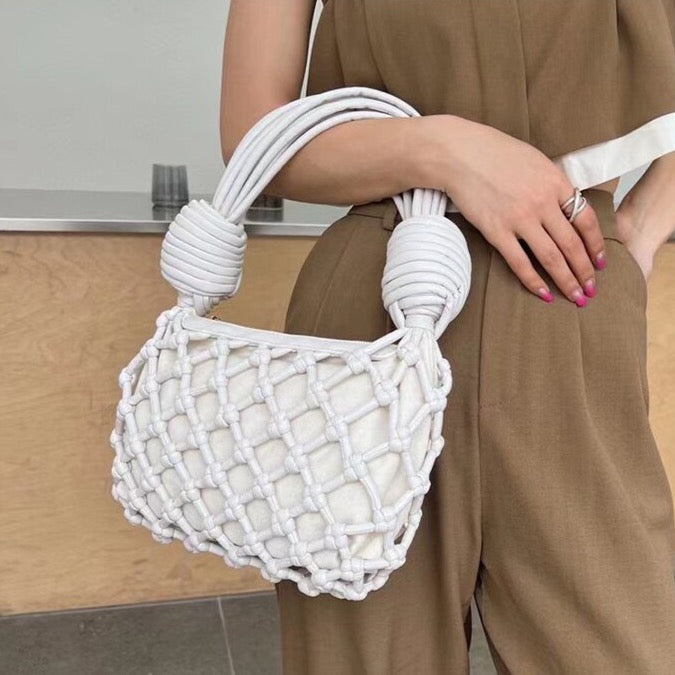 Defini Big Knotted Net Baguette Bags - 4 Colors