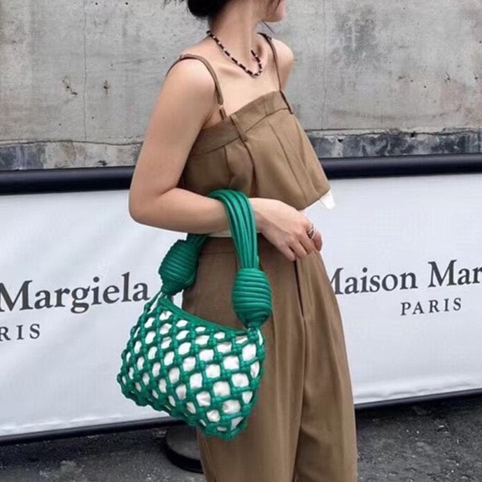 Defini Big Knotted Net Baguette Bags - 4 Colors