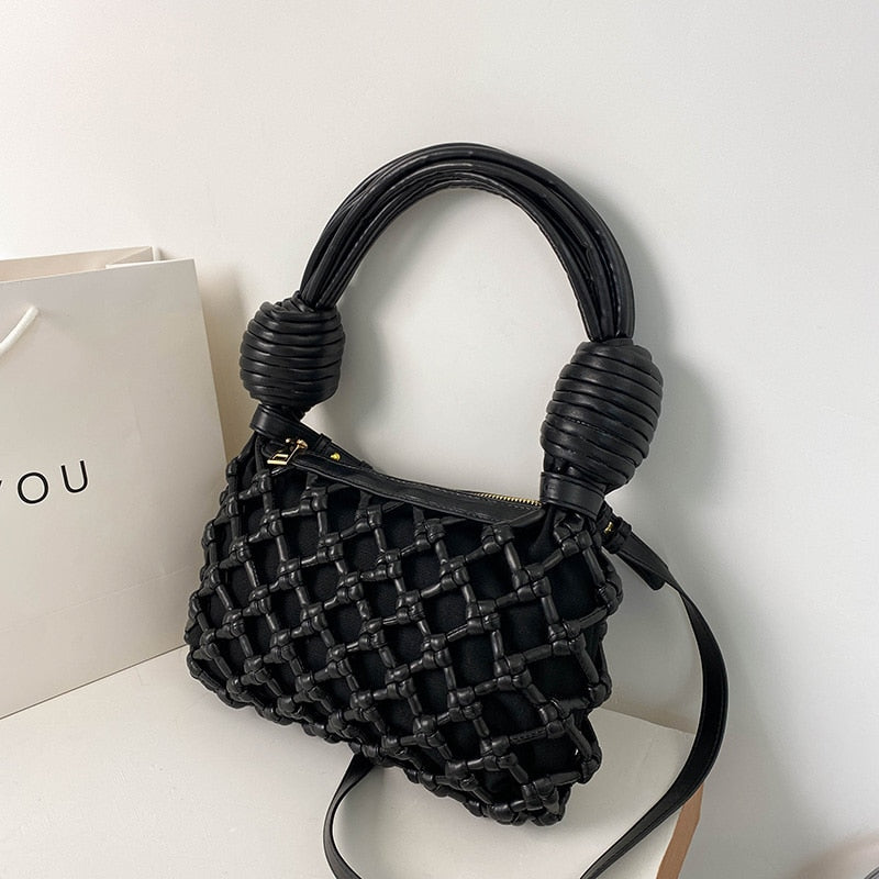 Defini Big Knotted Net Baguette Bags - 4 Colors