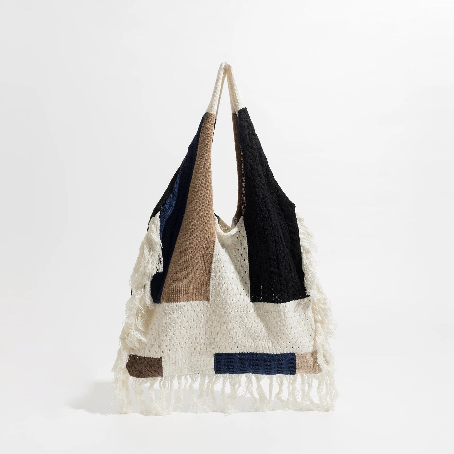 Delilah Tassel Fringe Knit Boho Bags