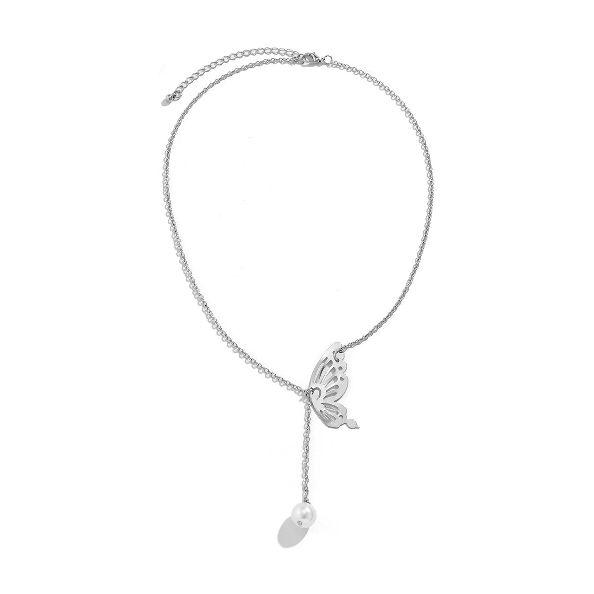 Destiny Butterfly Pendant Clavicle Chain Choker Necklace