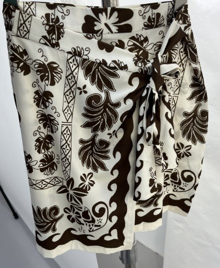 Devia Fern Prints Shirts and Mini Skirt 2-Piece Set