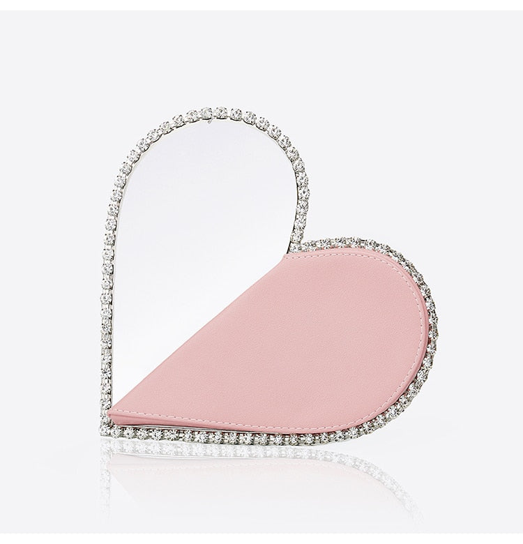 Diamond Heart Evening Clutch Bags - 4 Colors