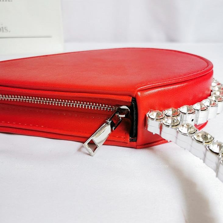 Diamond Heart Evening Clutch Bags - 4 Colors