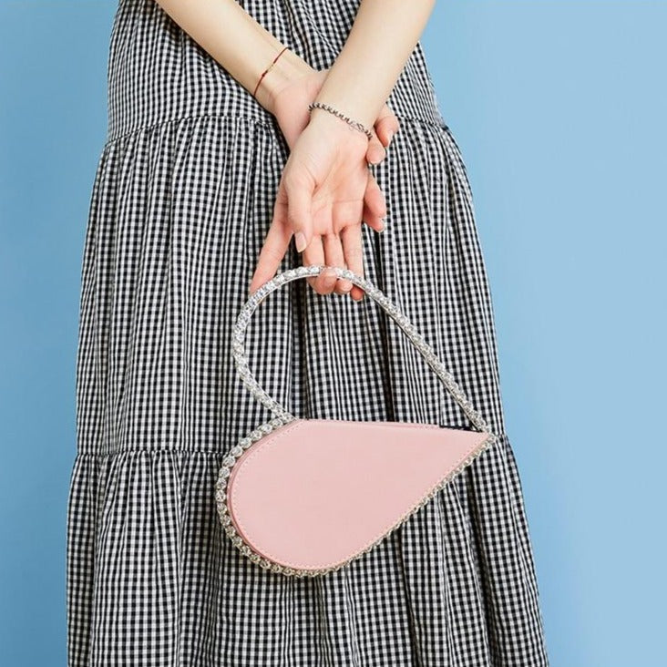 Diamond Heart Evening Clutch Bags - 4 Colors