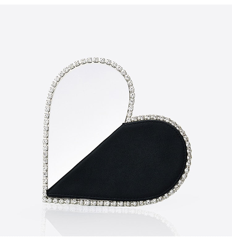 Diamond Heart Evening Clutch Bags - 4 Colors