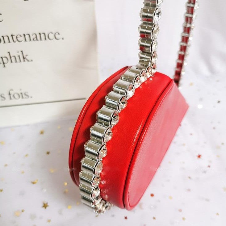 Diamond Heart Evening Clutch Bags - 4 Colors