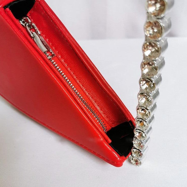 Diamond Heart Evening Clutch Bags - 4 Colors