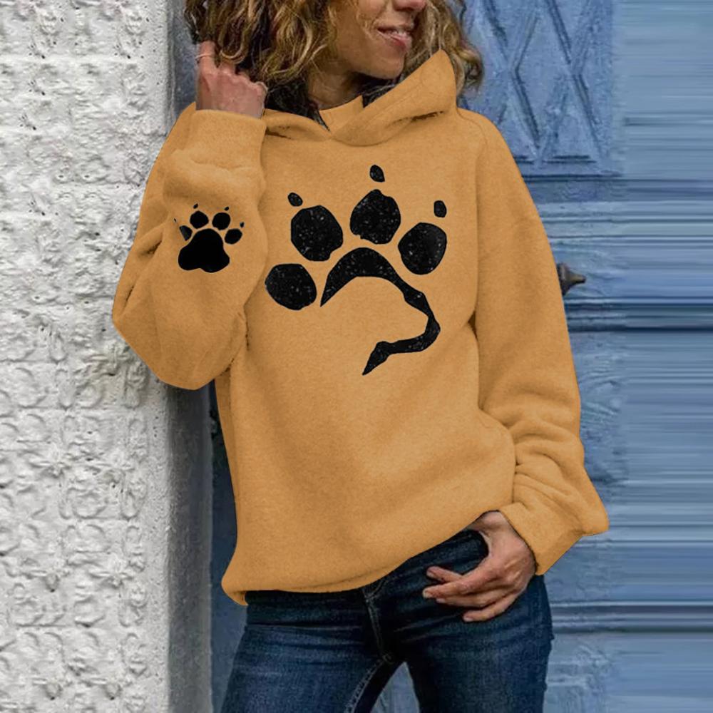 Dog Paw Print Hoodies