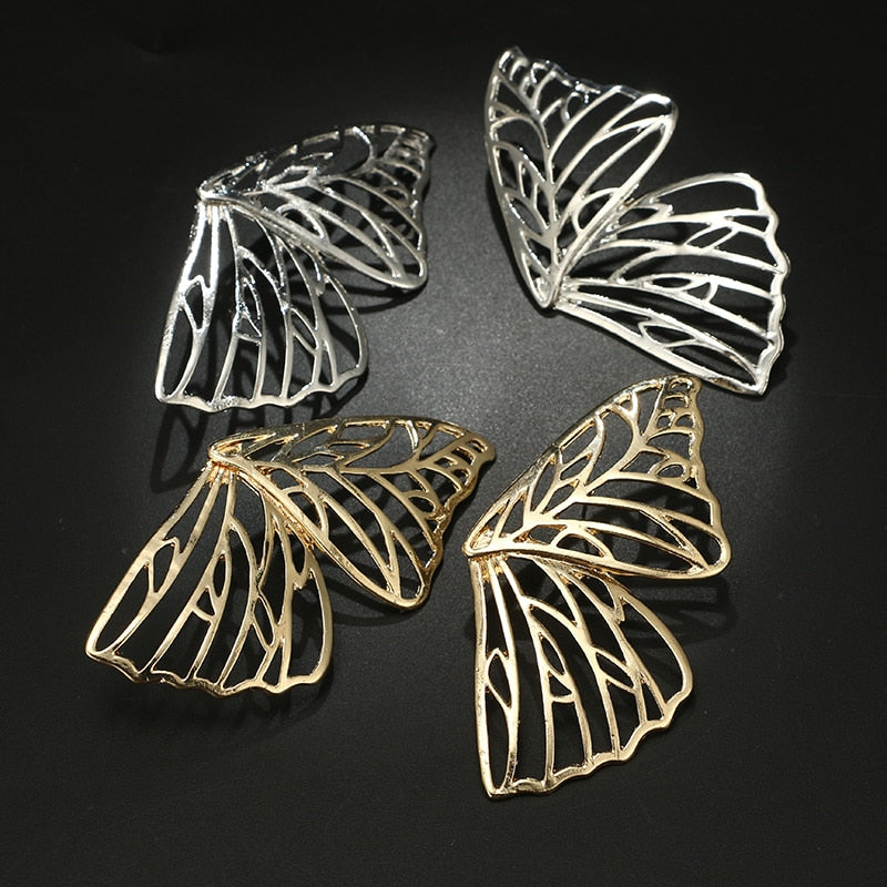 Donna Butterfly Stud Earrings - Gold or Silver