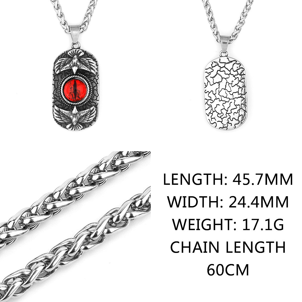 Eagle Red Eye Necklace