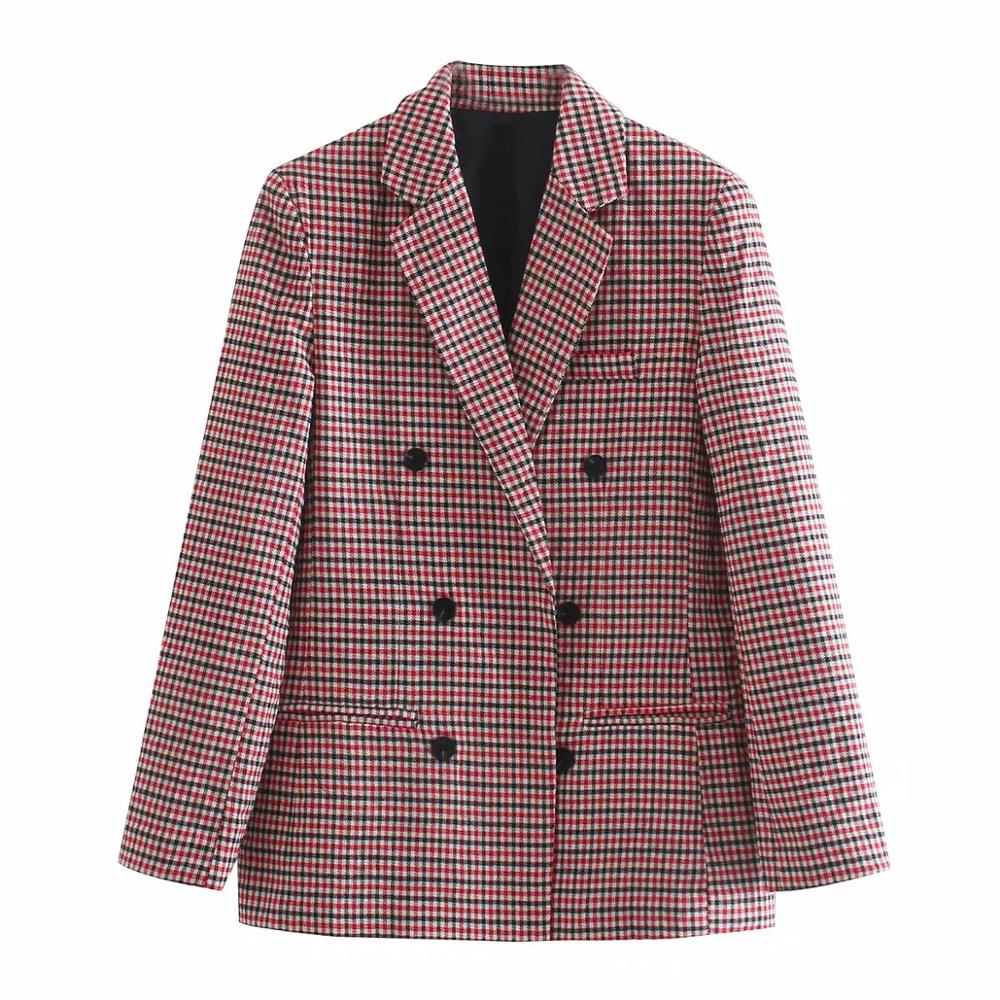 Ebba Double Breasted Check Blazer - 2 Colors
