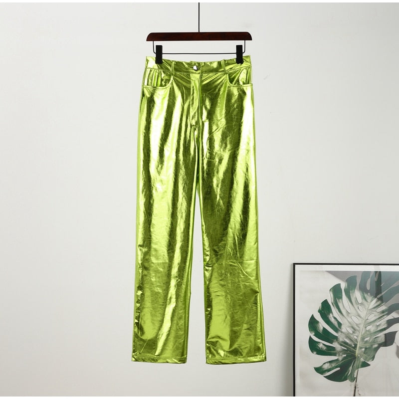 Edina Colorful Metallic Disco Pants - 7 Colors
