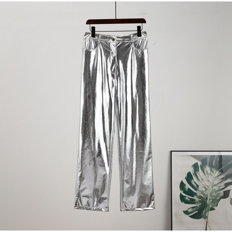 Edina Colorful Metallic Disco Pants - 7 Colors