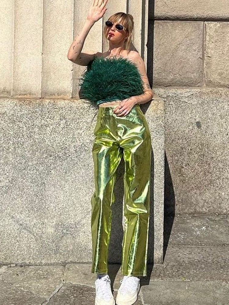 Edina Colorful Metallic Disco Pants - 7 Colors