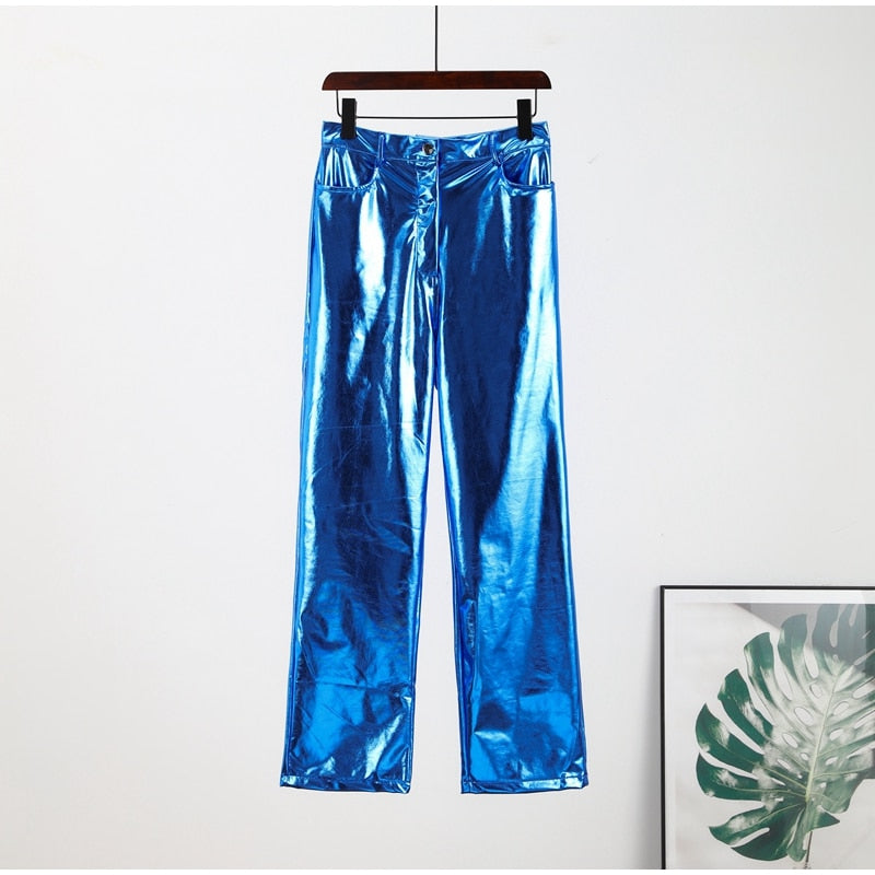Edina Colorful Metallic Disco Pants - 7 Colors