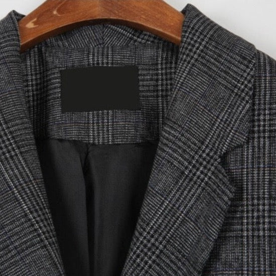 Edith Oversize Plaid Blazer - 2 Colors