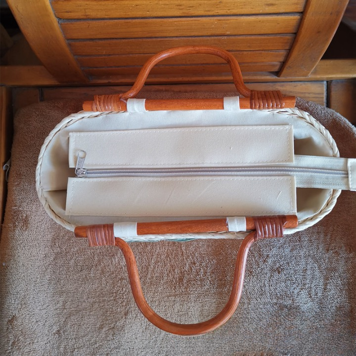 Eka Embroidery Straw Bucket Bags - 2 Styles