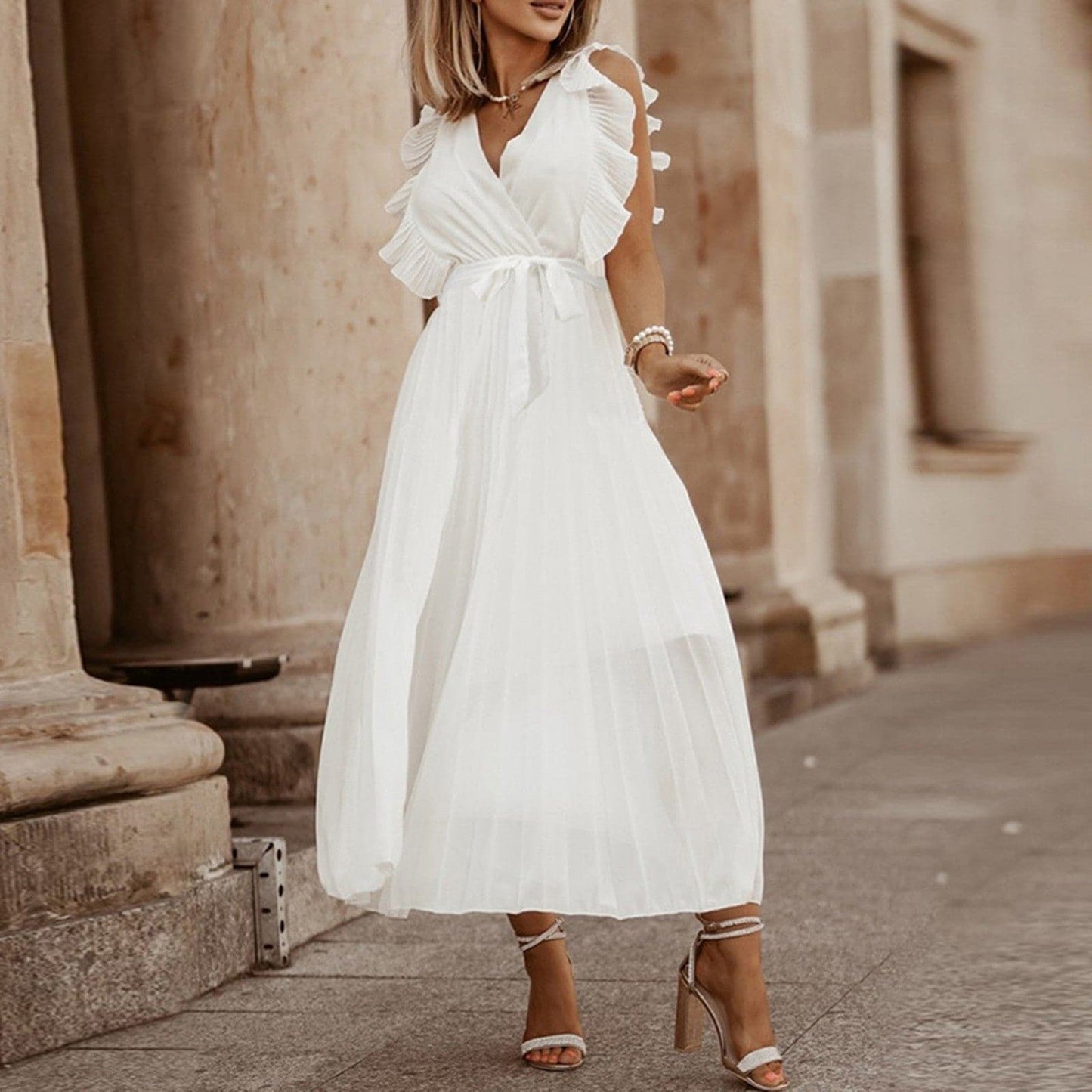 Elegant Cocktail Party Chiffon Long Dress