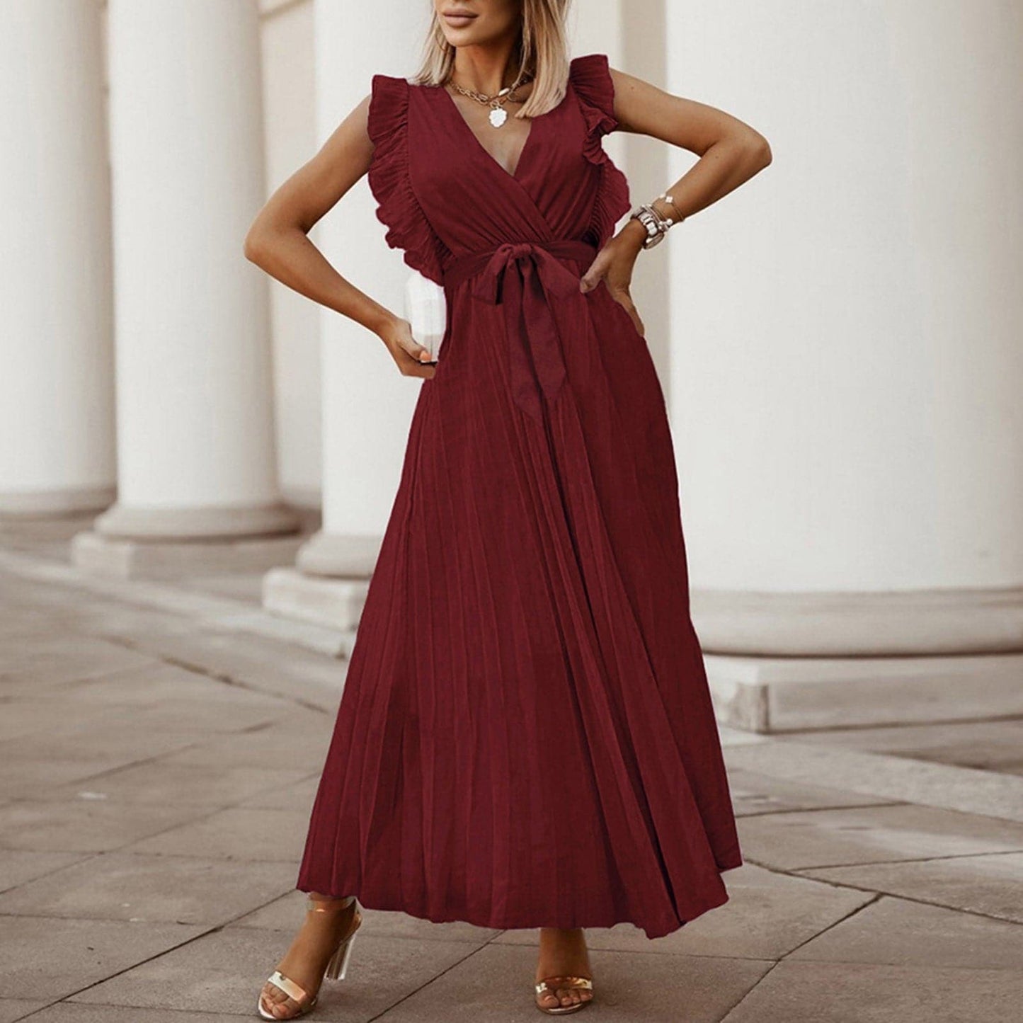 Elegant Cocktail Party Chiffon Long Dress