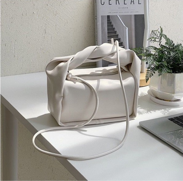 Emma Twisted Handle Mini Box Bags - 3 Colors