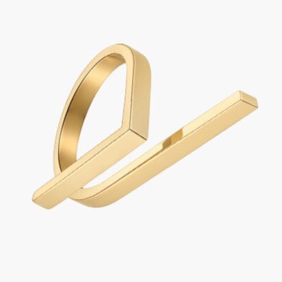 Enya Golden Geometry Gold Rings - 3 Styles