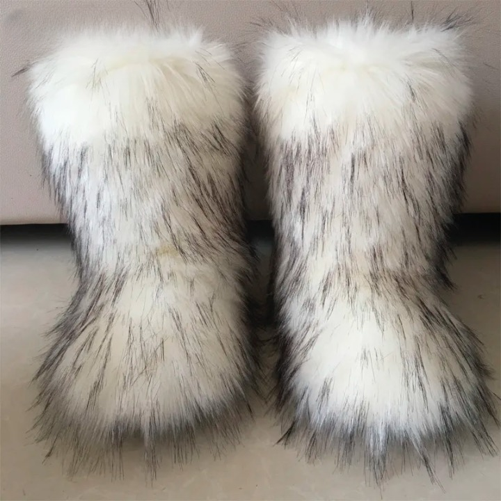 Essi Shaggy Faux Fur Boots