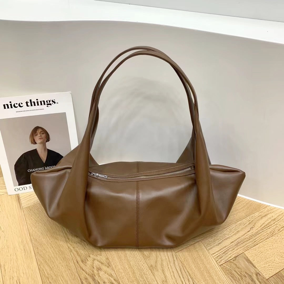 Evie Elongated Patchwork Hobo Bags - 13 Colors