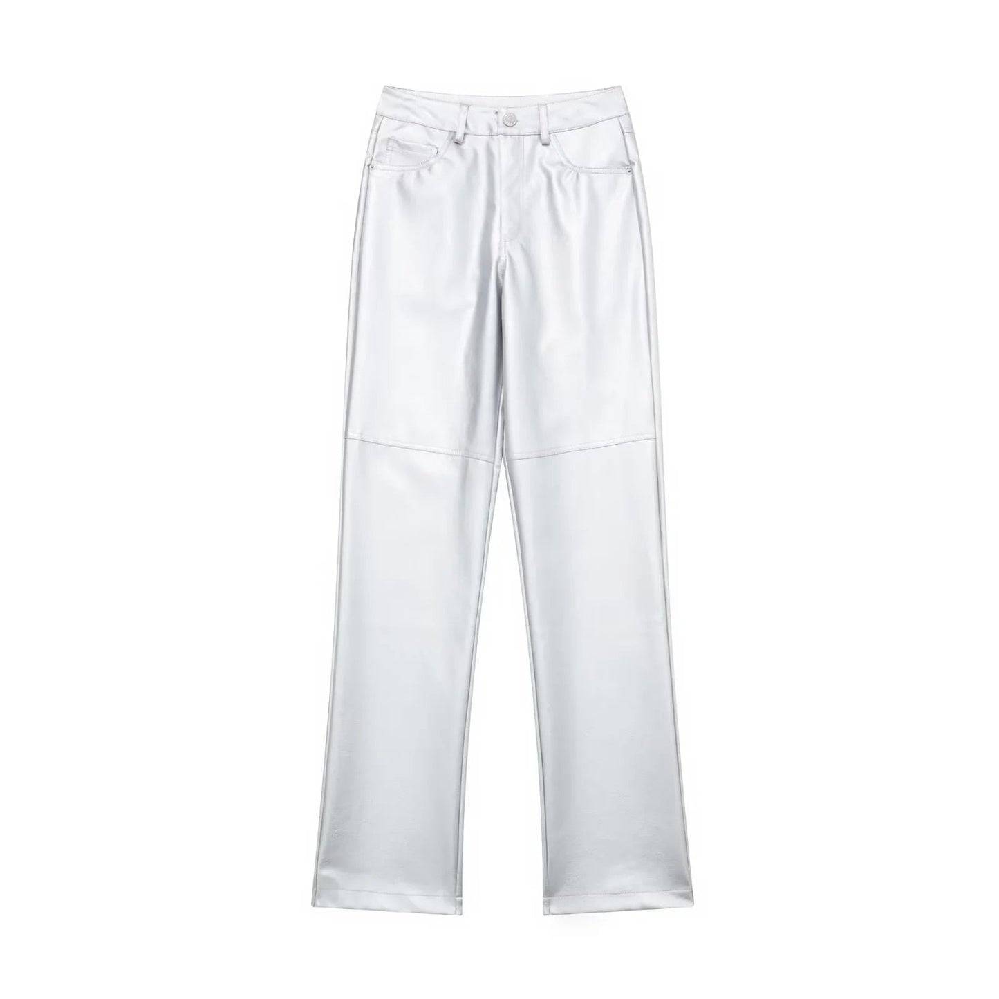 Farah Silver Metallic Boot Cut Jeans