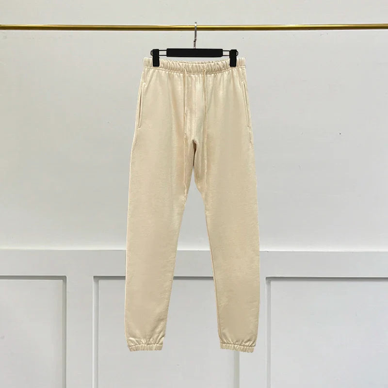 Fashionable Solid Color High Quality Cotton Jogging Sweatpants