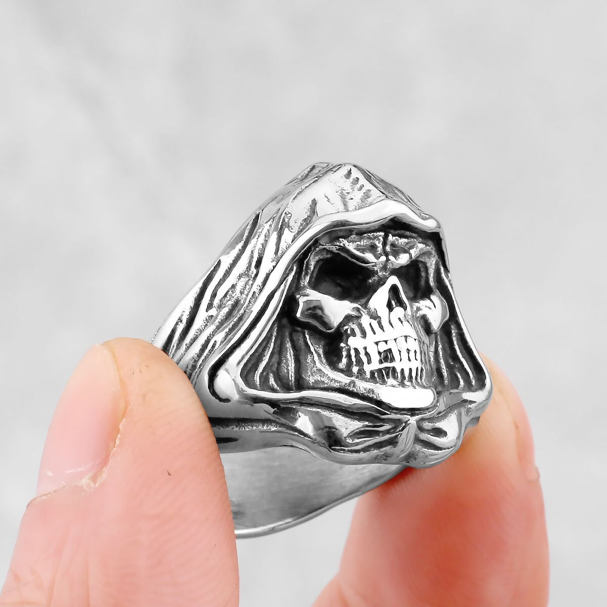 Reaper Ghost Skull Ring