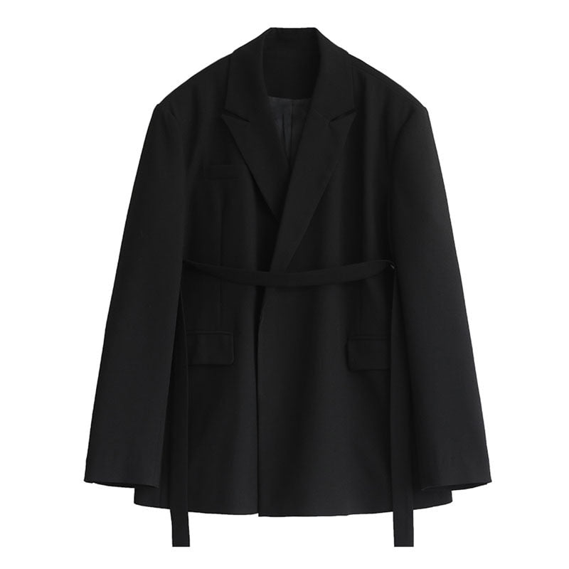 Fei Front Tie Blazer - 2 Colors